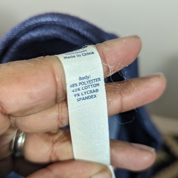 Lululemon‎ Heathered Navy Wunder Under Crop Yoga Athletic Leggings Women 4 - Picture 6 of 6